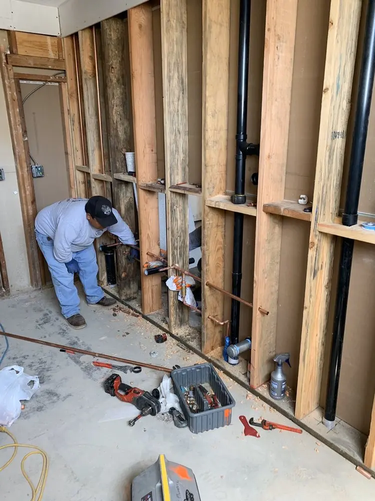 Commercial rough-in plumbing for Commercial Plumbing in Tewksbury
